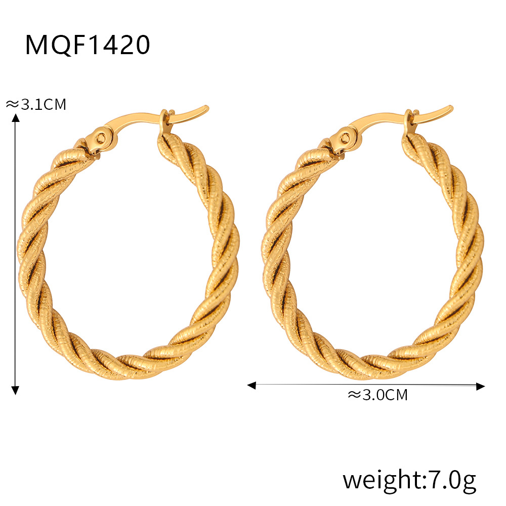F1420-gold earrings