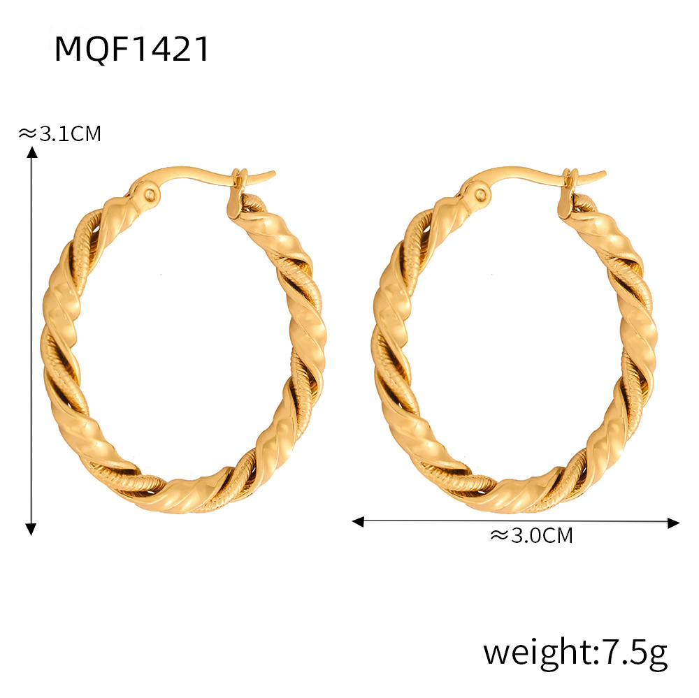 F1421-gold earrings