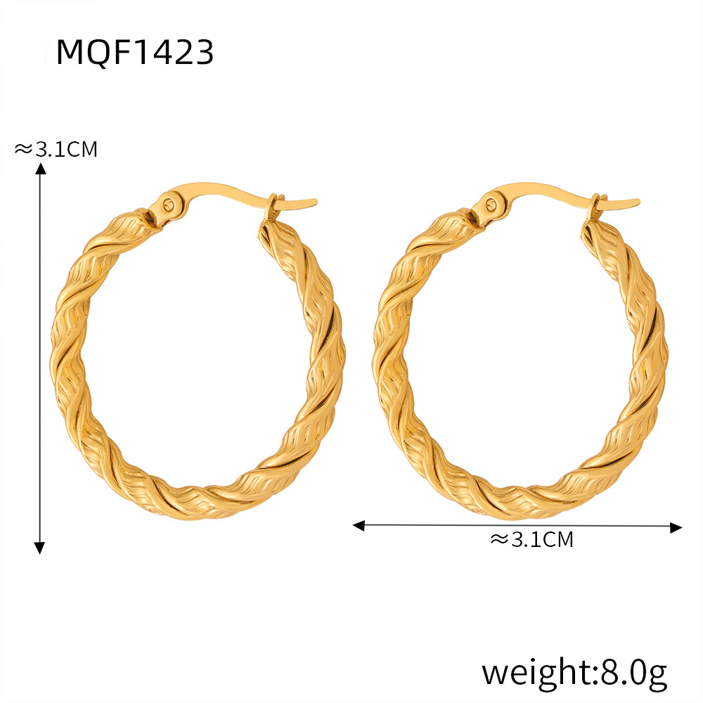 F1423-gold earrings