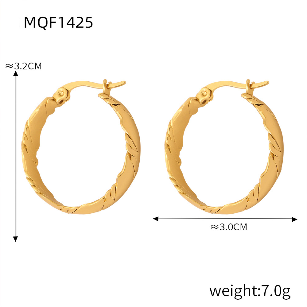 F1425-gold earrings