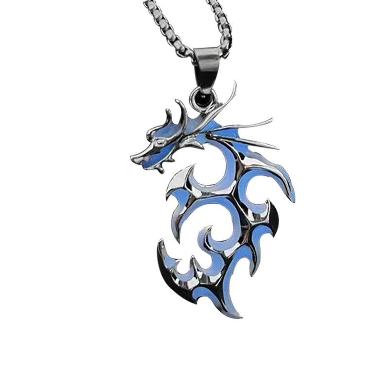 Blue Dragon with stainless steel corn kernels