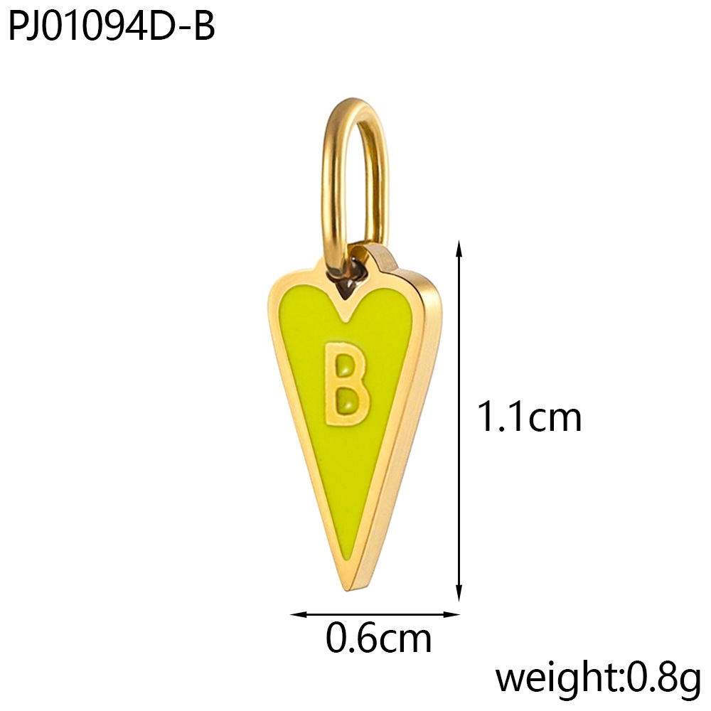 Oil drop letter-b
