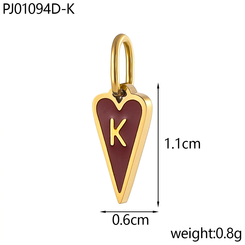 Oil drop letter-k