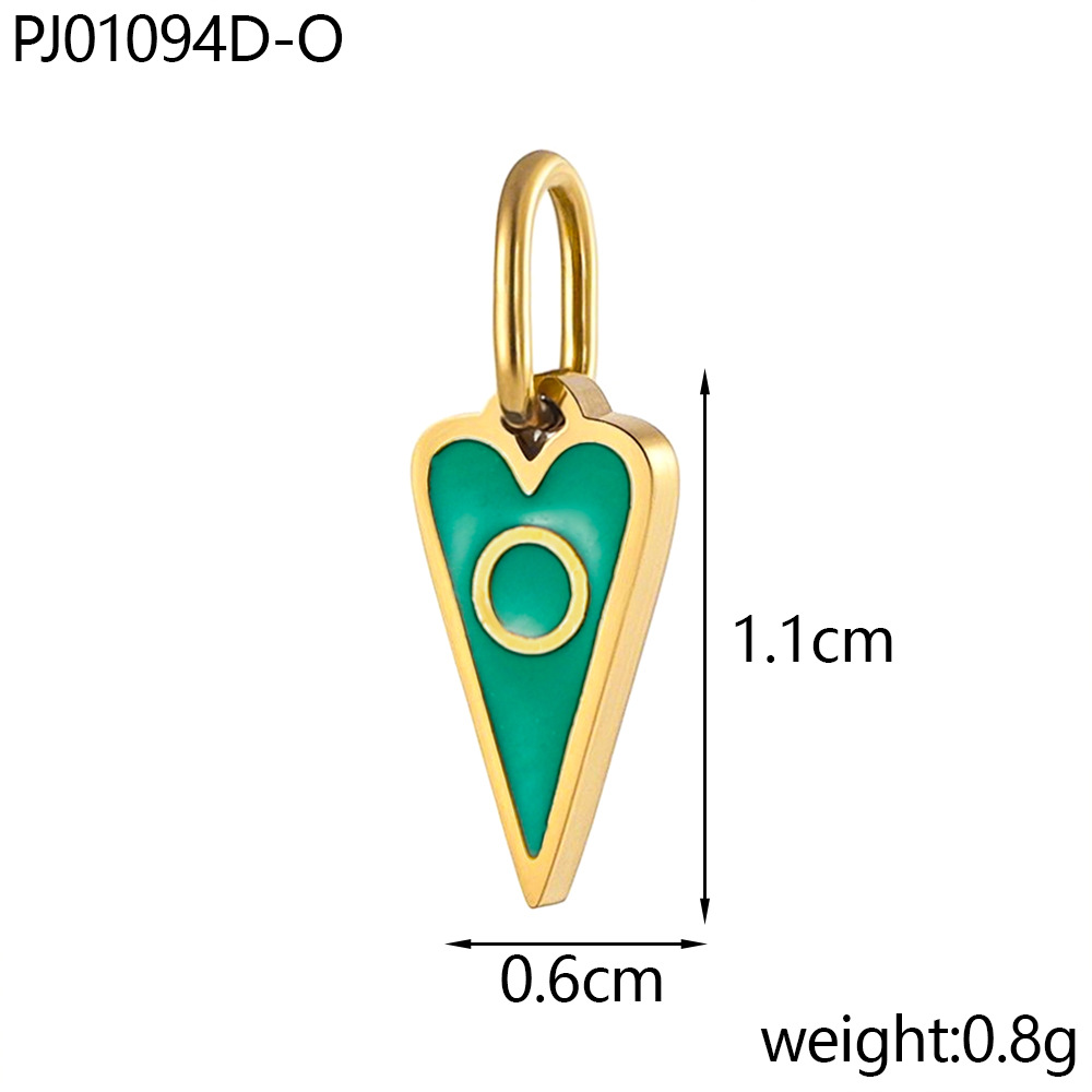 Oil drop letter-o