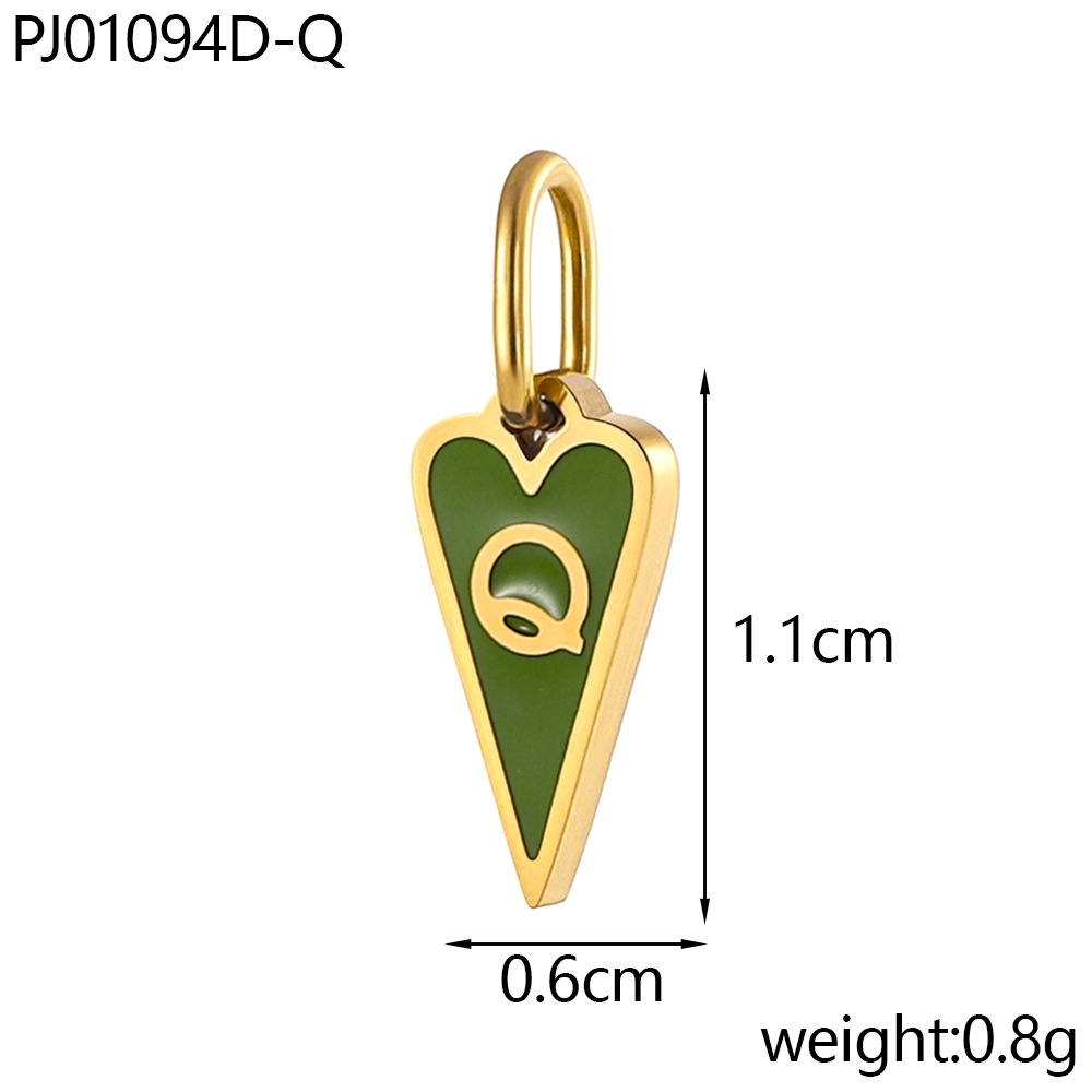 Oil drop letter-q