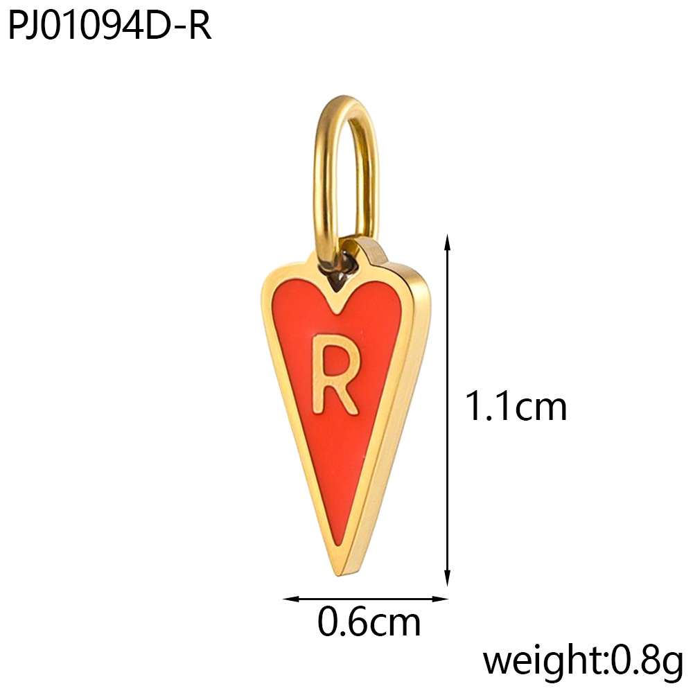 Oil drop letter-r