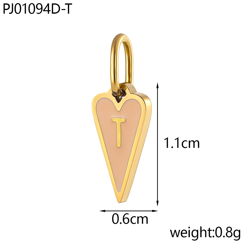Oil drop letter-t