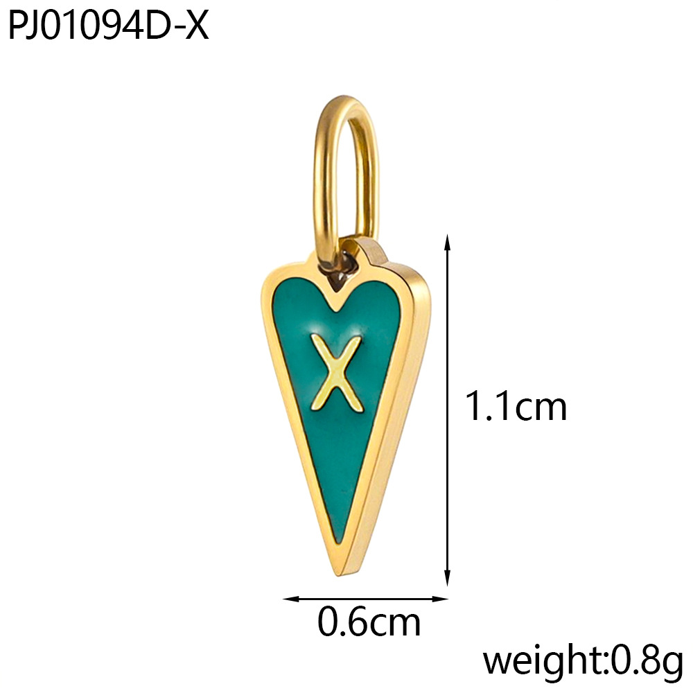 Oil drop letter-x