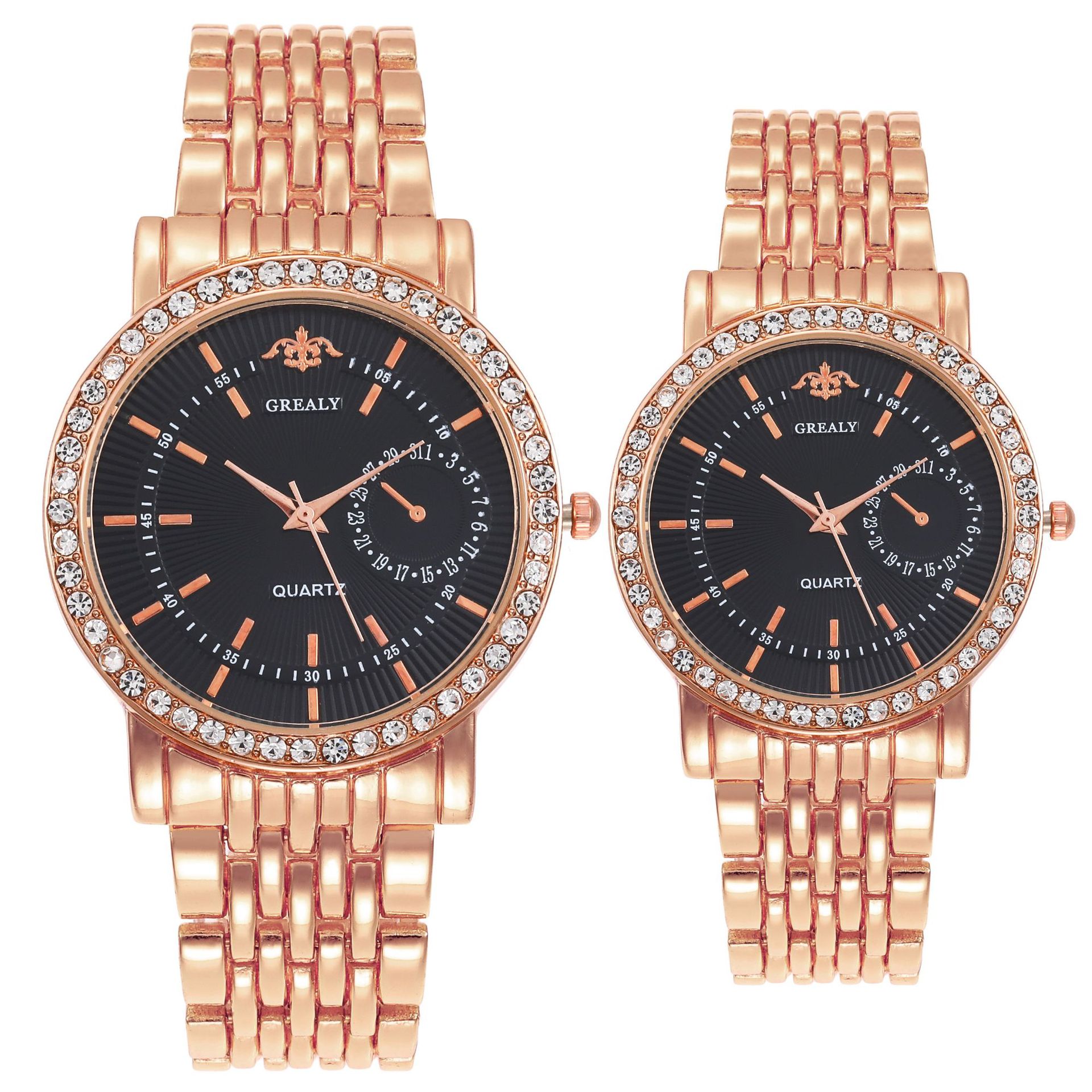 Rose gold black-faced Lady