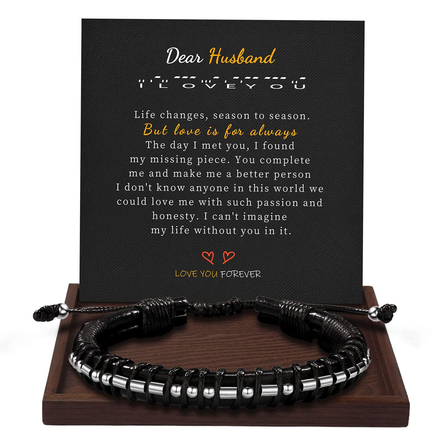 Bracelet Dear Husband Card