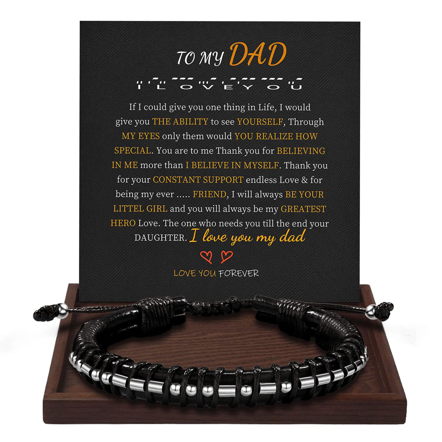 Bracelet   TO MY DAD card