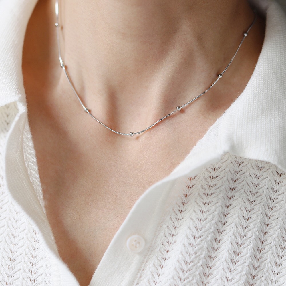 Necklace Steel Color/necklace 16-20inch