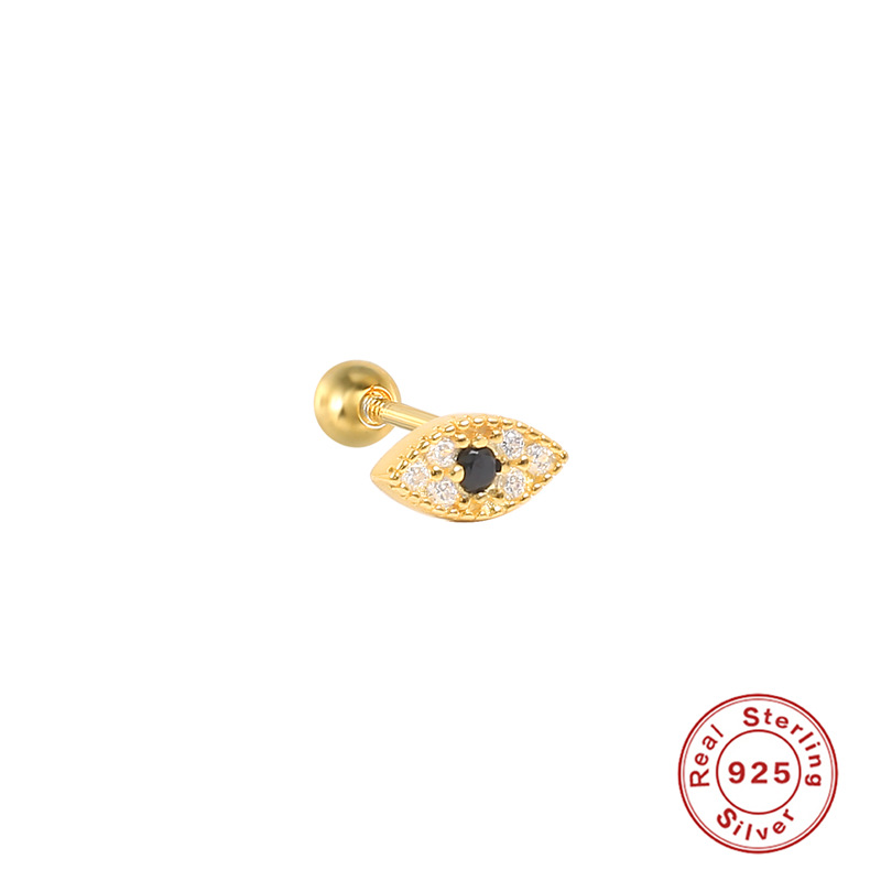 Gold Single-Black Diamond