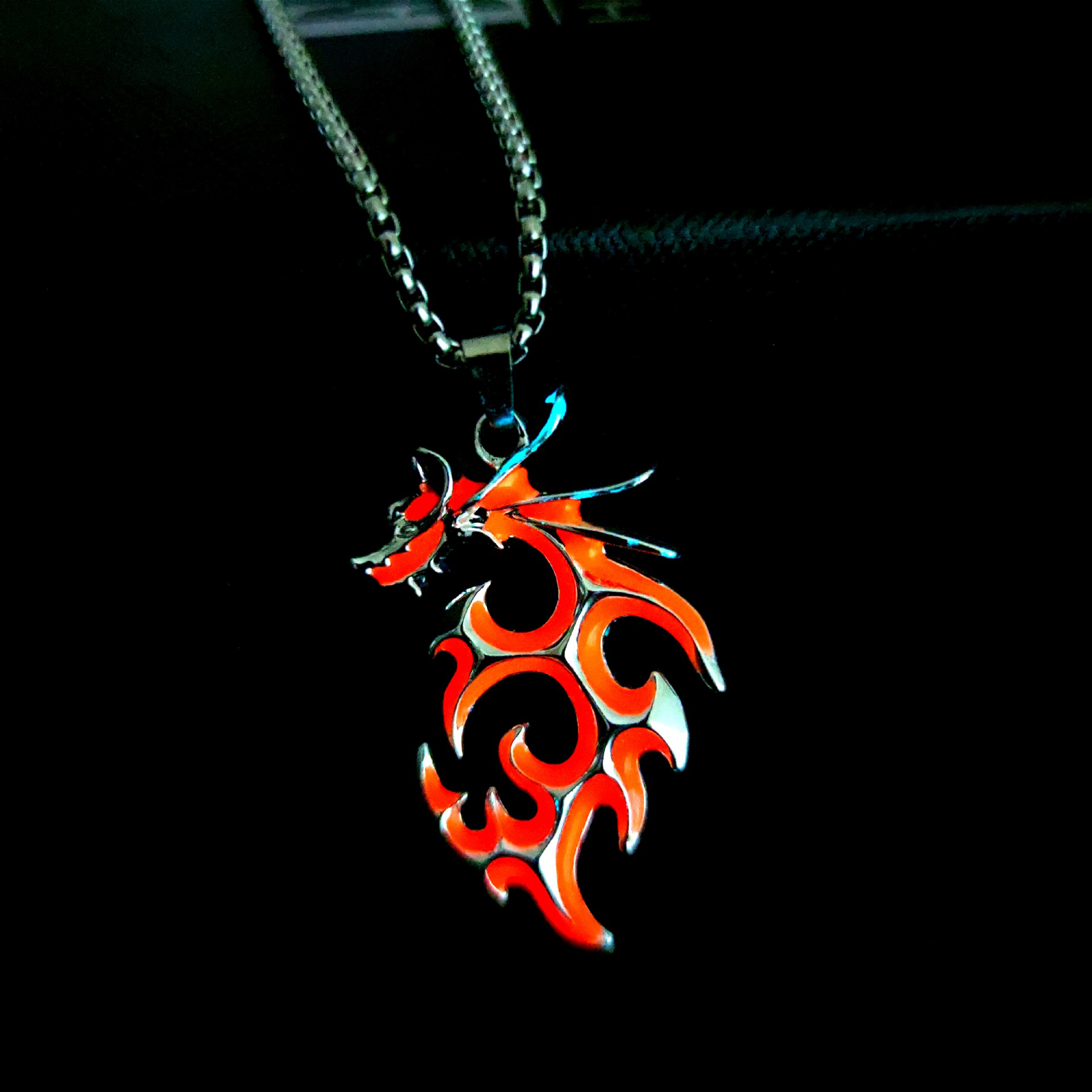 Stainless steel orange light