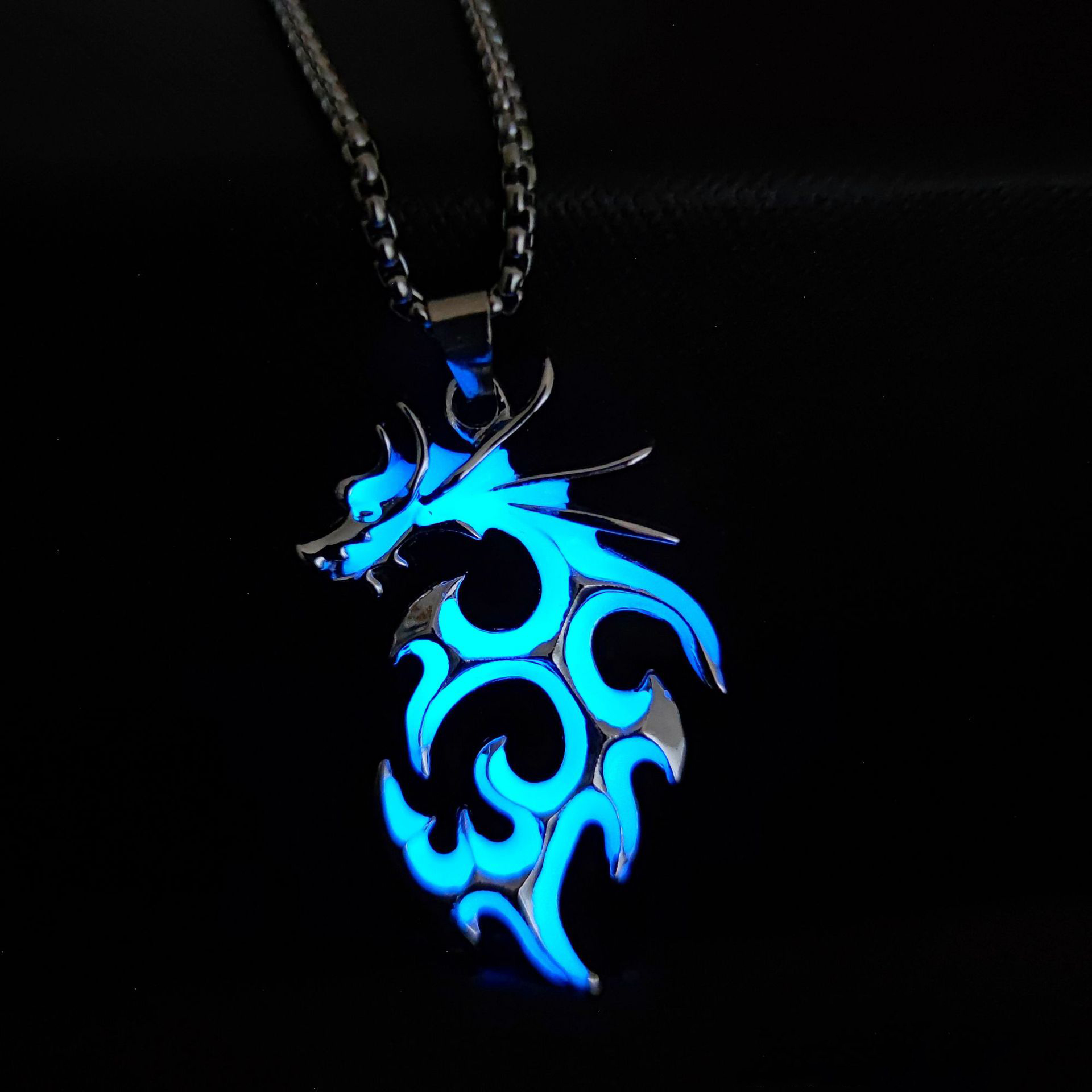 Stainless steel blue light