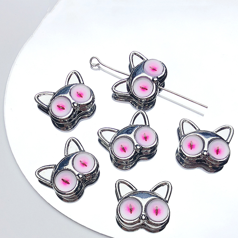 01 /14x15mm/White Pink Eyes (1)