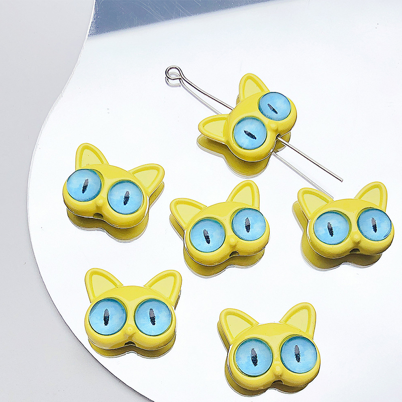 04 /14x15mm/Yellow Blue Eyes (1)