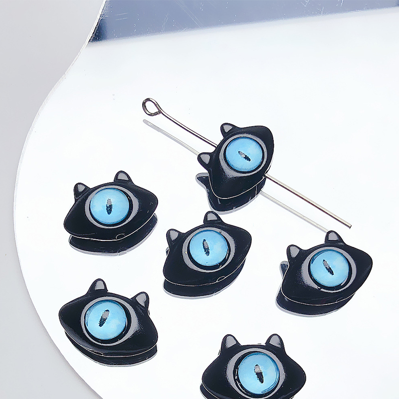 06 /14x15mm/black one-eyed little monster (1)