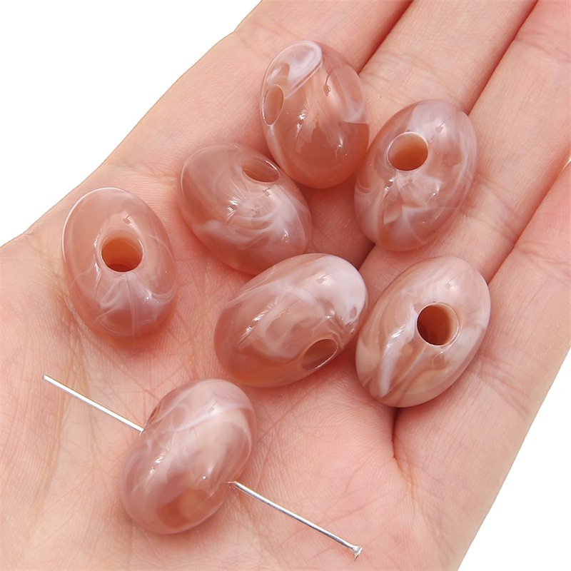 Bean paste red big yibei beads 21x 14mm/ aperture about 5mm 5/bag (about 12g