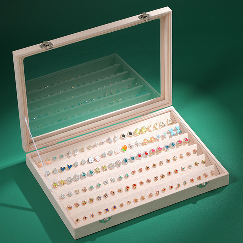 [Ear stud box] Beige