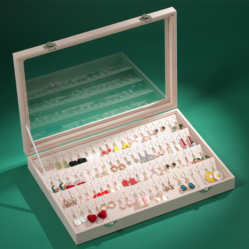 [Earring box] Beige
