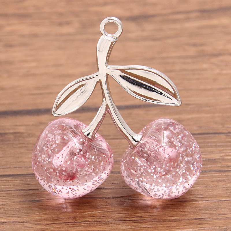 White and pink cherries