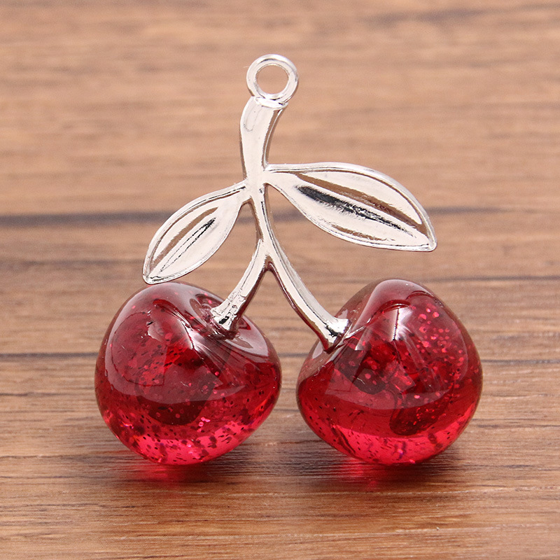 White, red and pinkish cherries