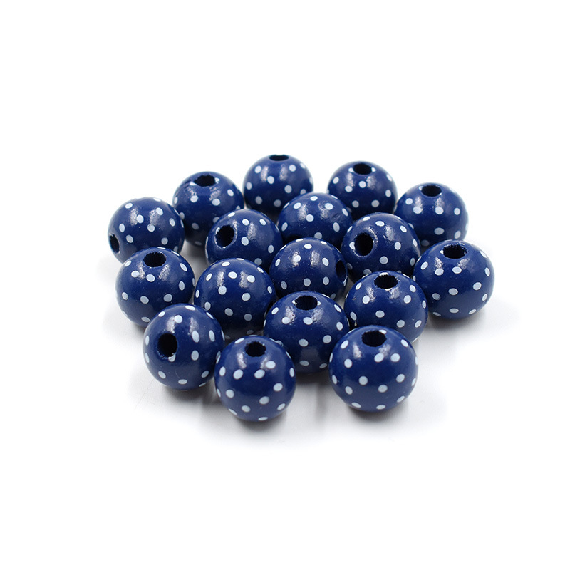 Blue background with white dots