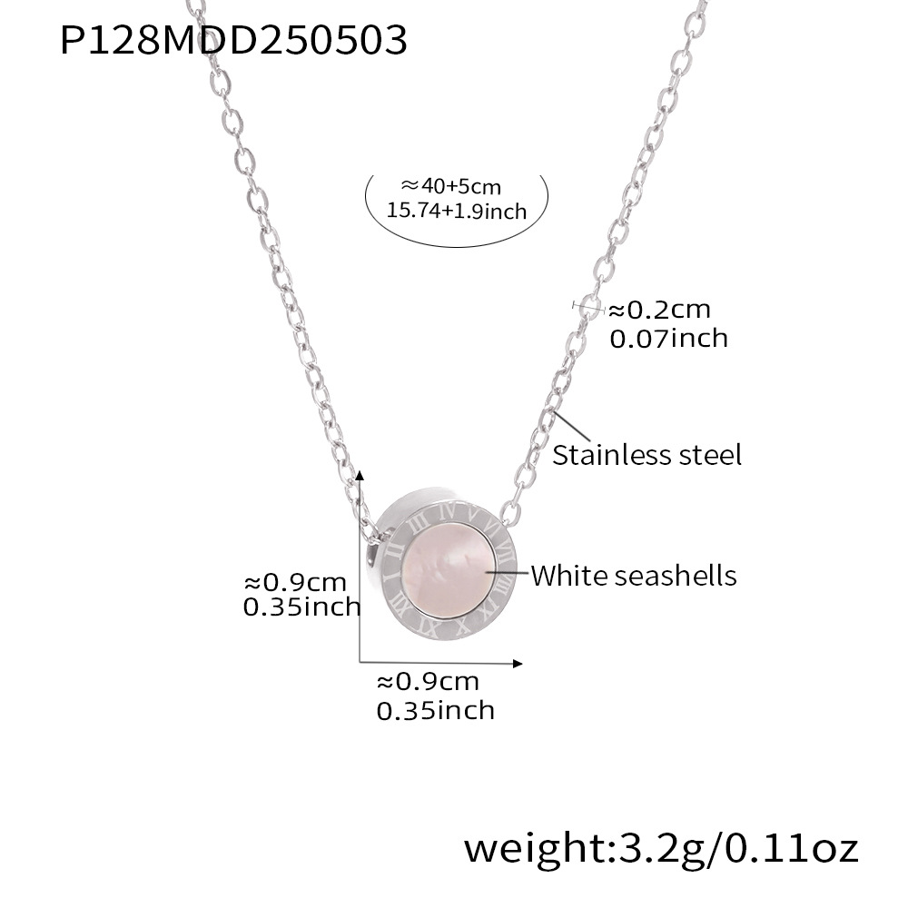 P128- Steel white shell