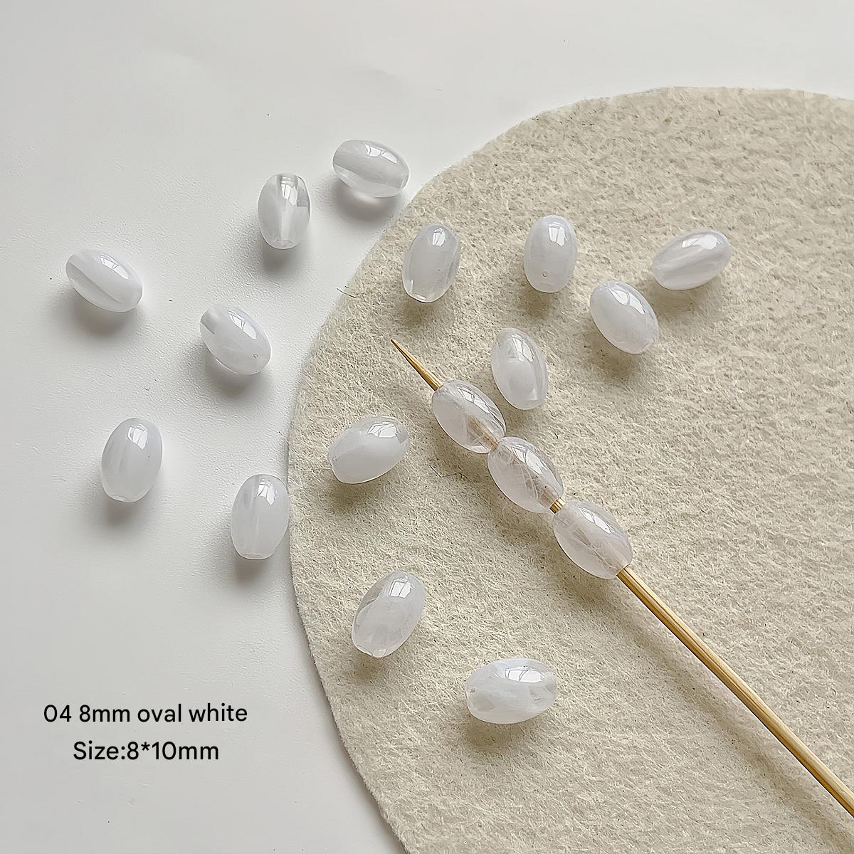 04 /8x10mm/white oval (10)