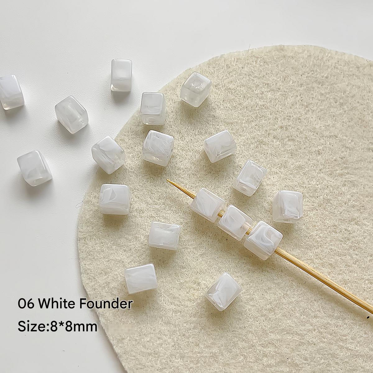 06/8x8mm/ White Square (10)