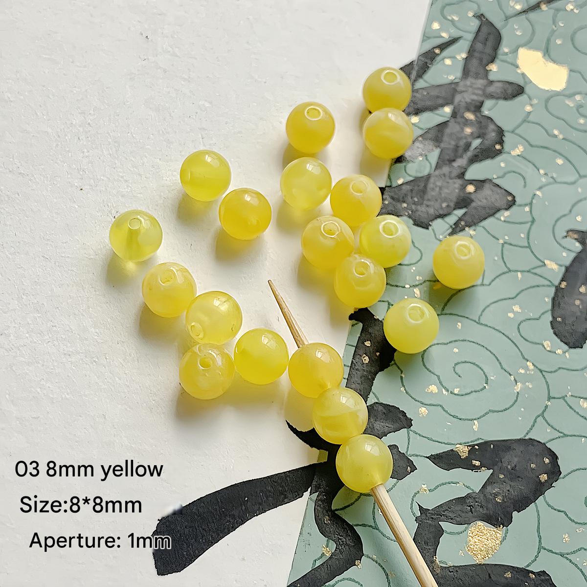 03 8mm yellow (10pcs)