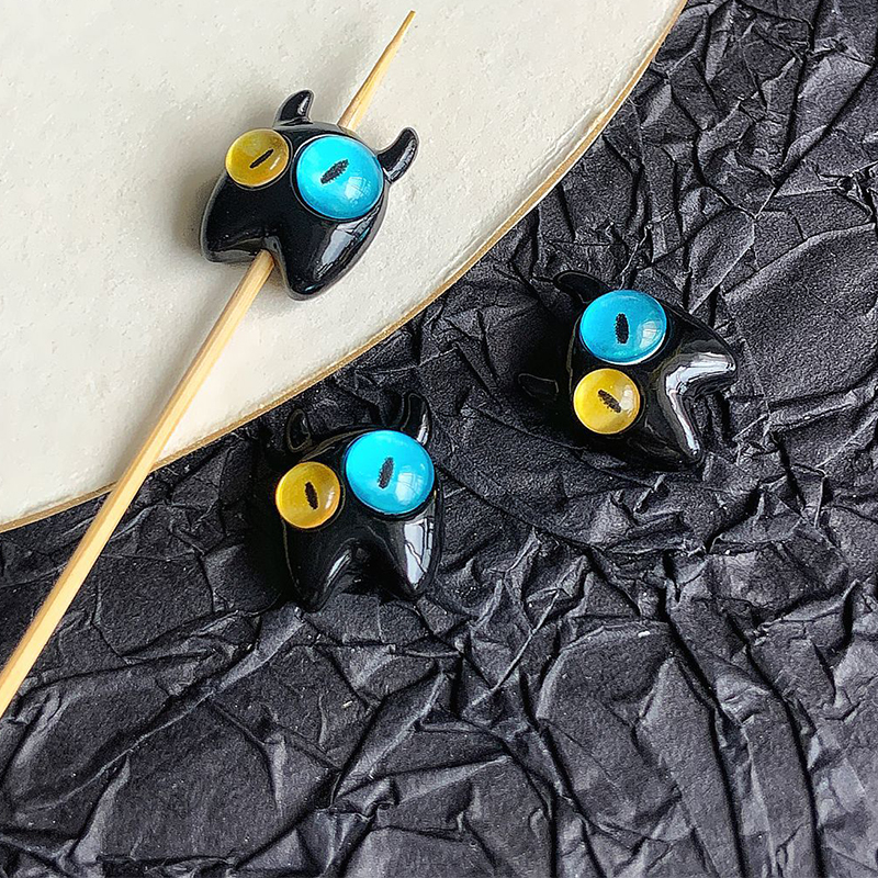 12 /19x15mm/Black monsters (1)