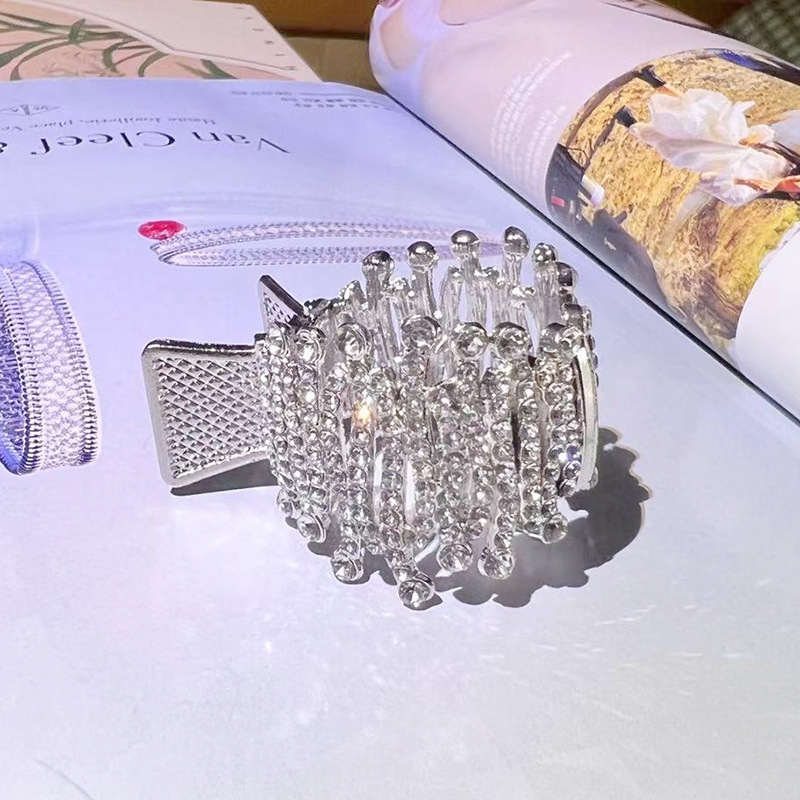 Silver rhinestone
