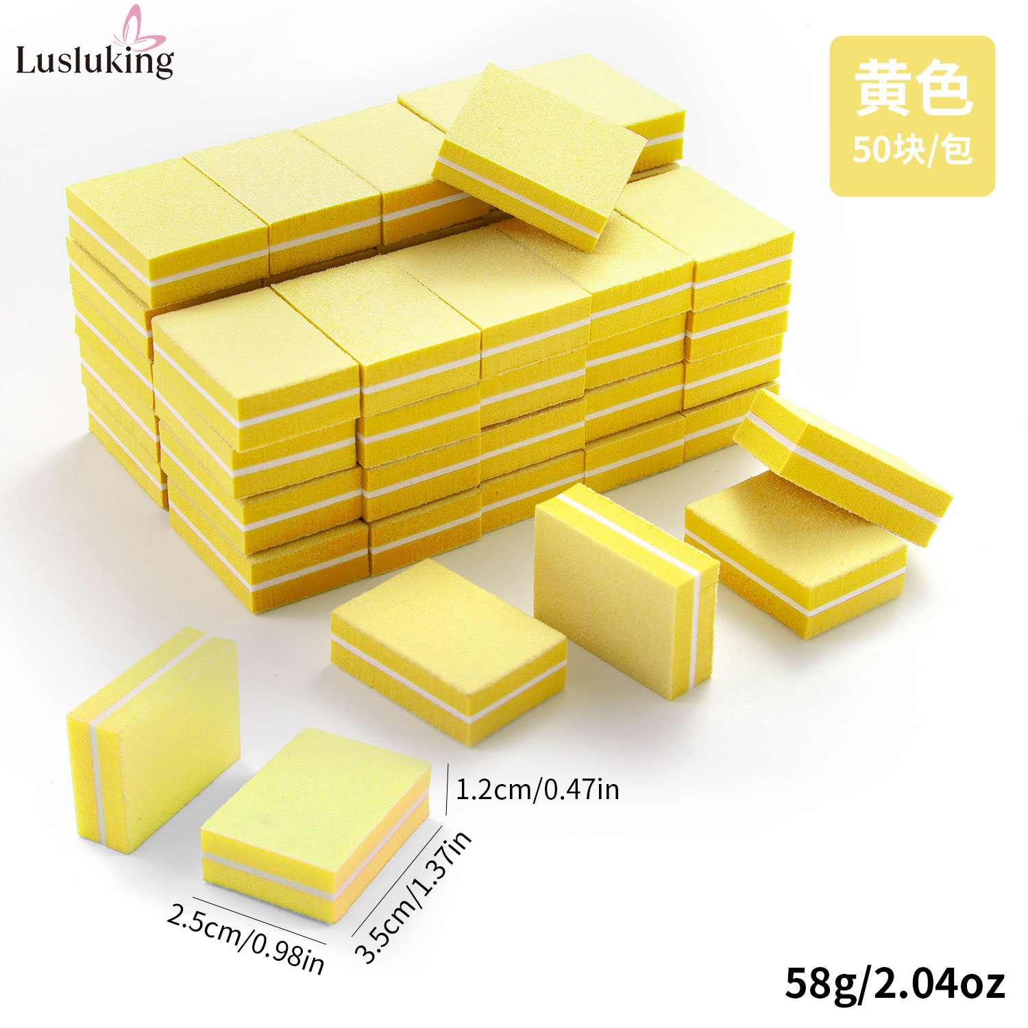 Yellow mini tofu cubes (50 pieces per pack)
