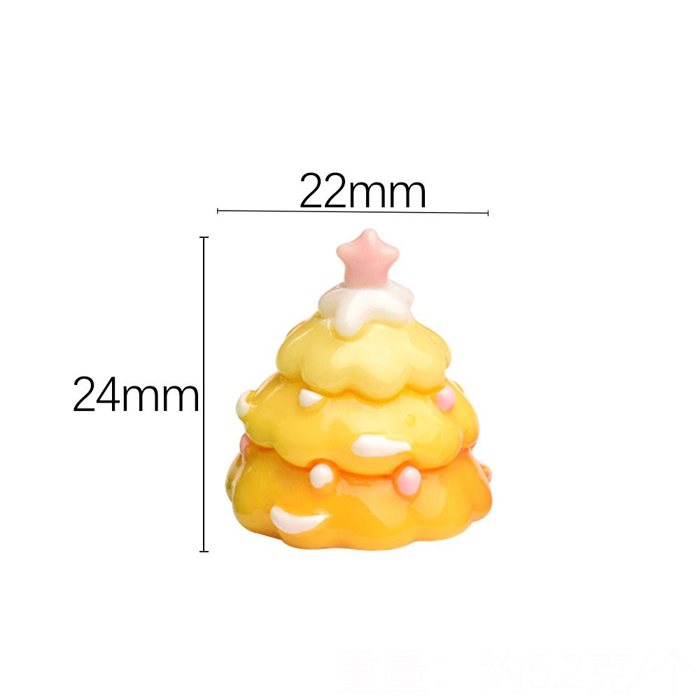 Gradient orange christmas tree