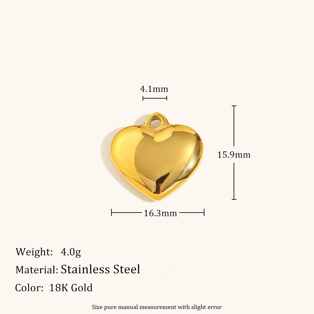 Love pendant-gold-medium