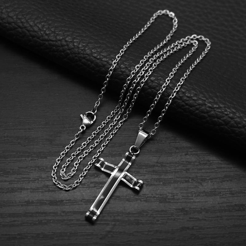 Black with 2mm50cmo chain