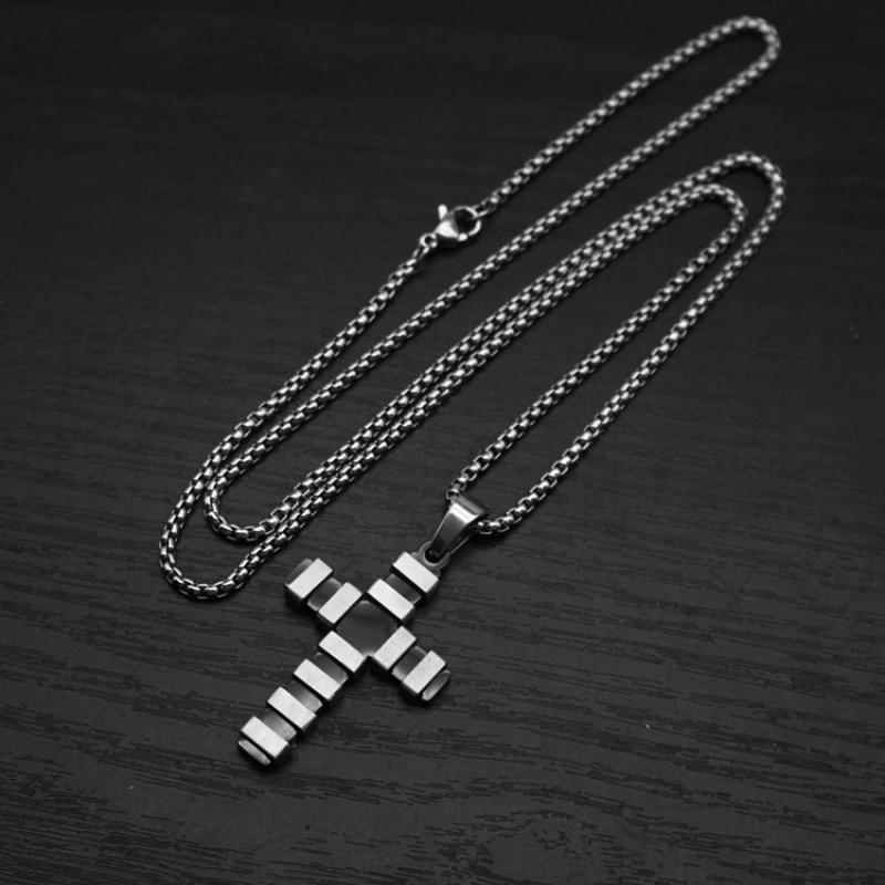 Black with 2mm55cm square pearl chain