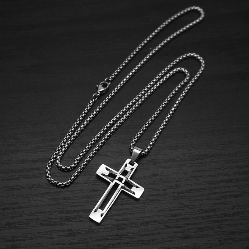 Steel color with 2mm55cm square pearl chain