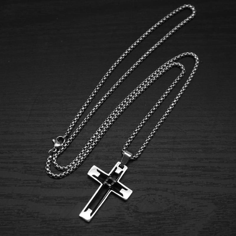 Black with 2mm55cm square pearl chain