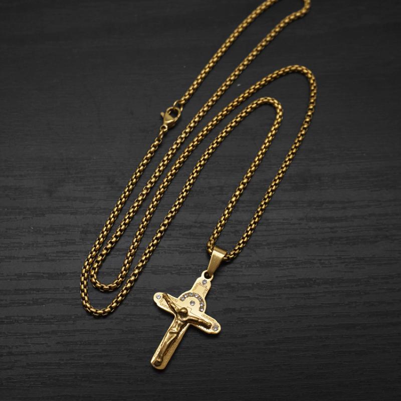 Gold with 2mm55cm square pearl chain