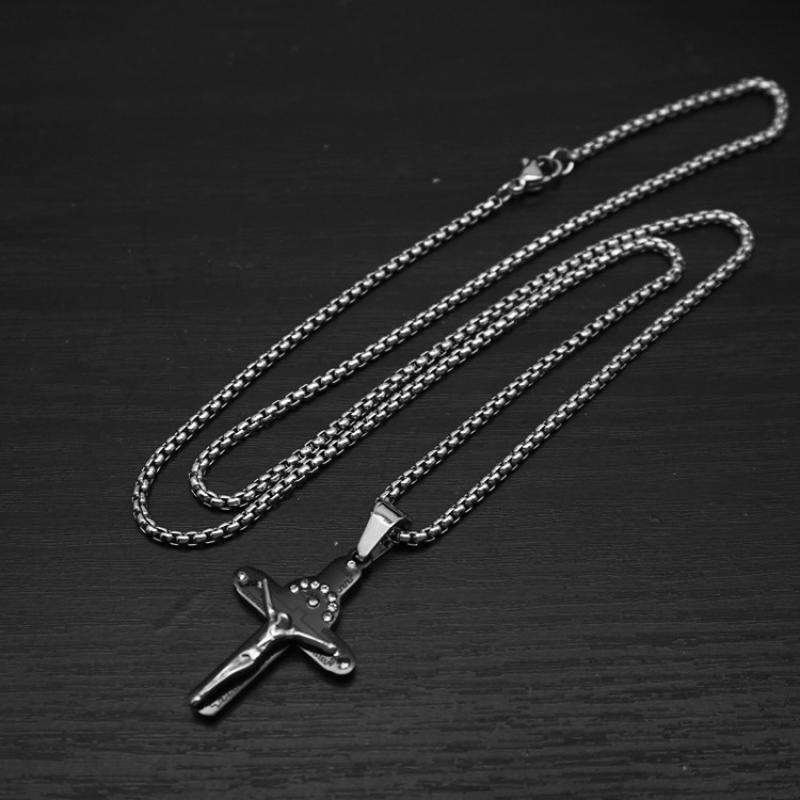 Black with 2mm55cm square pearl chain