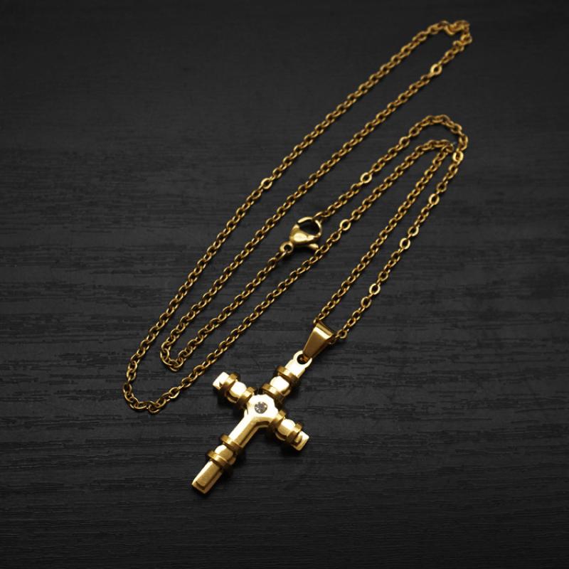 Gold with 2mm50cmo chain