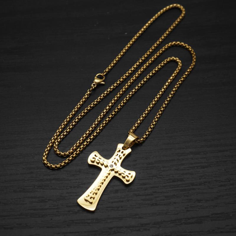 Gold with 2mm55cm square pearl chain