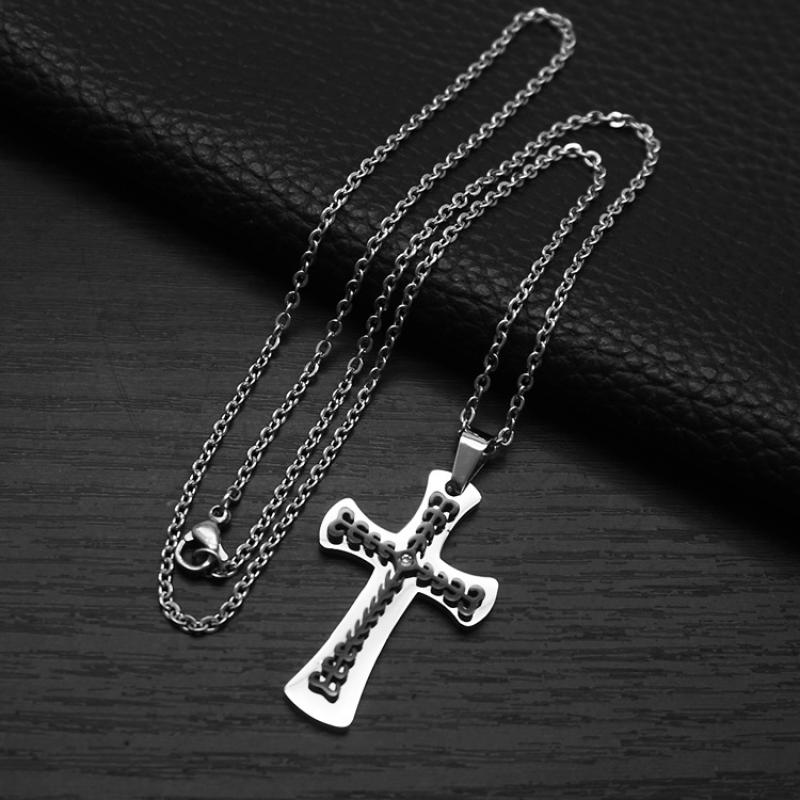 Black with 2mm50cmo chain