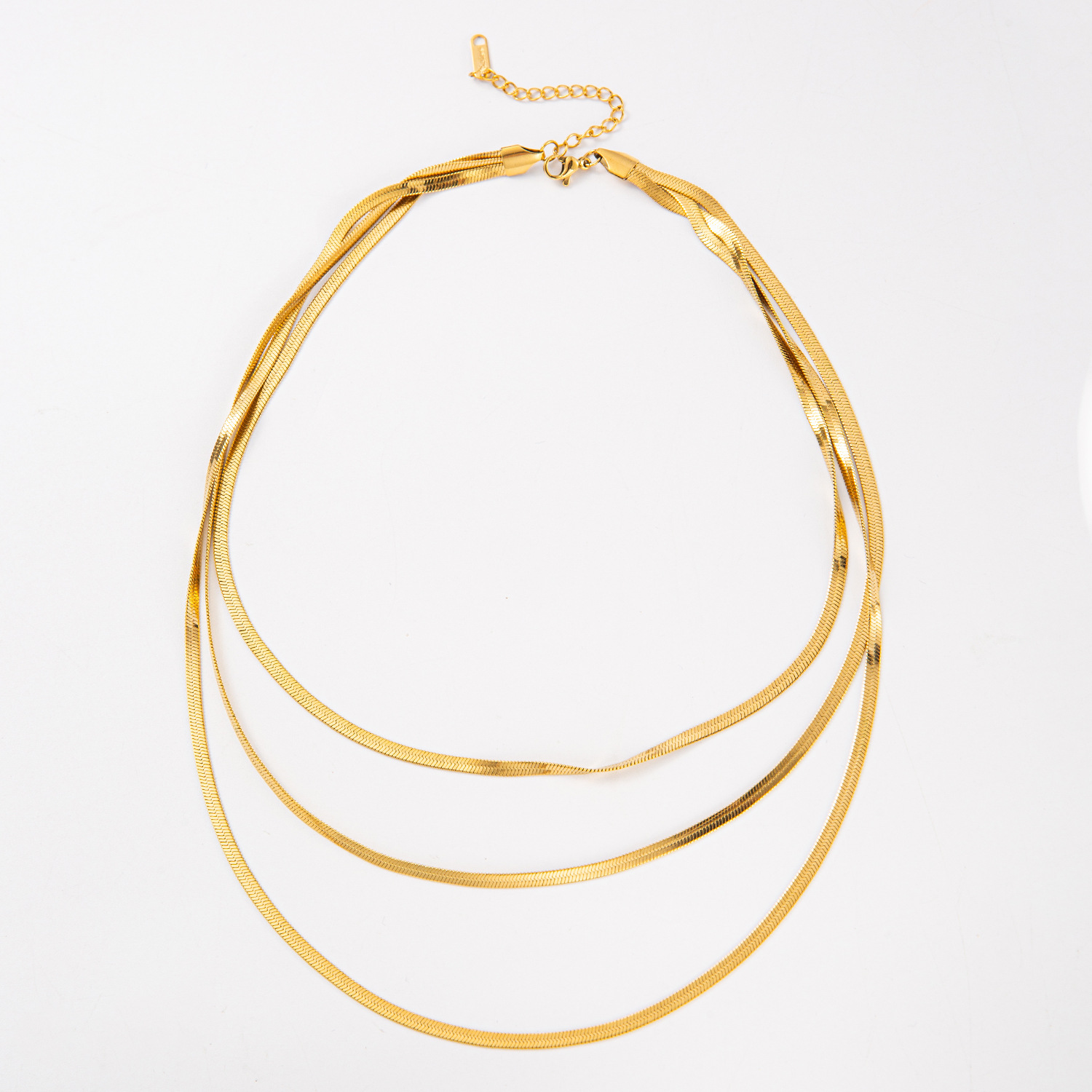 Gold three layers of stacking