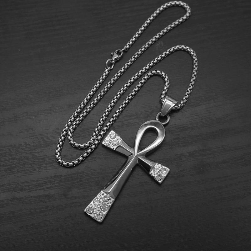 Steel color with 60cm square pearl chain