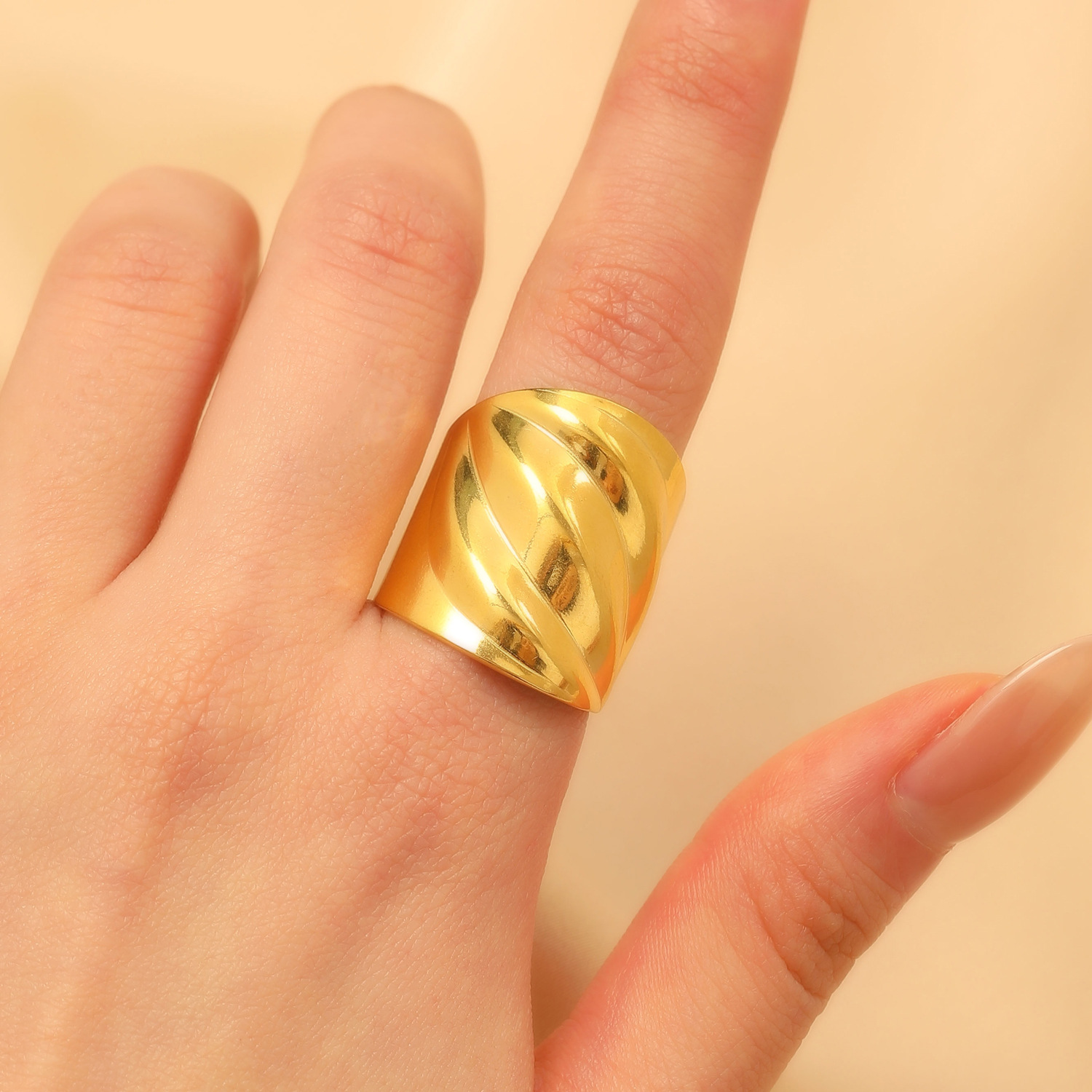 01 18k real gold twill dz-040