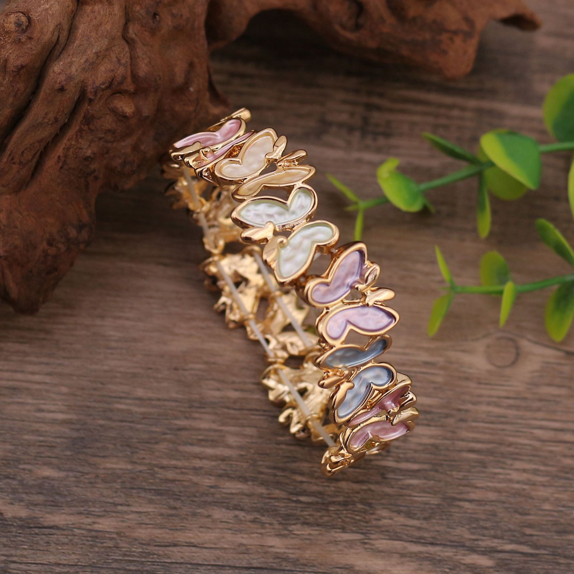 Spring Butterfly Bracelet-Gold